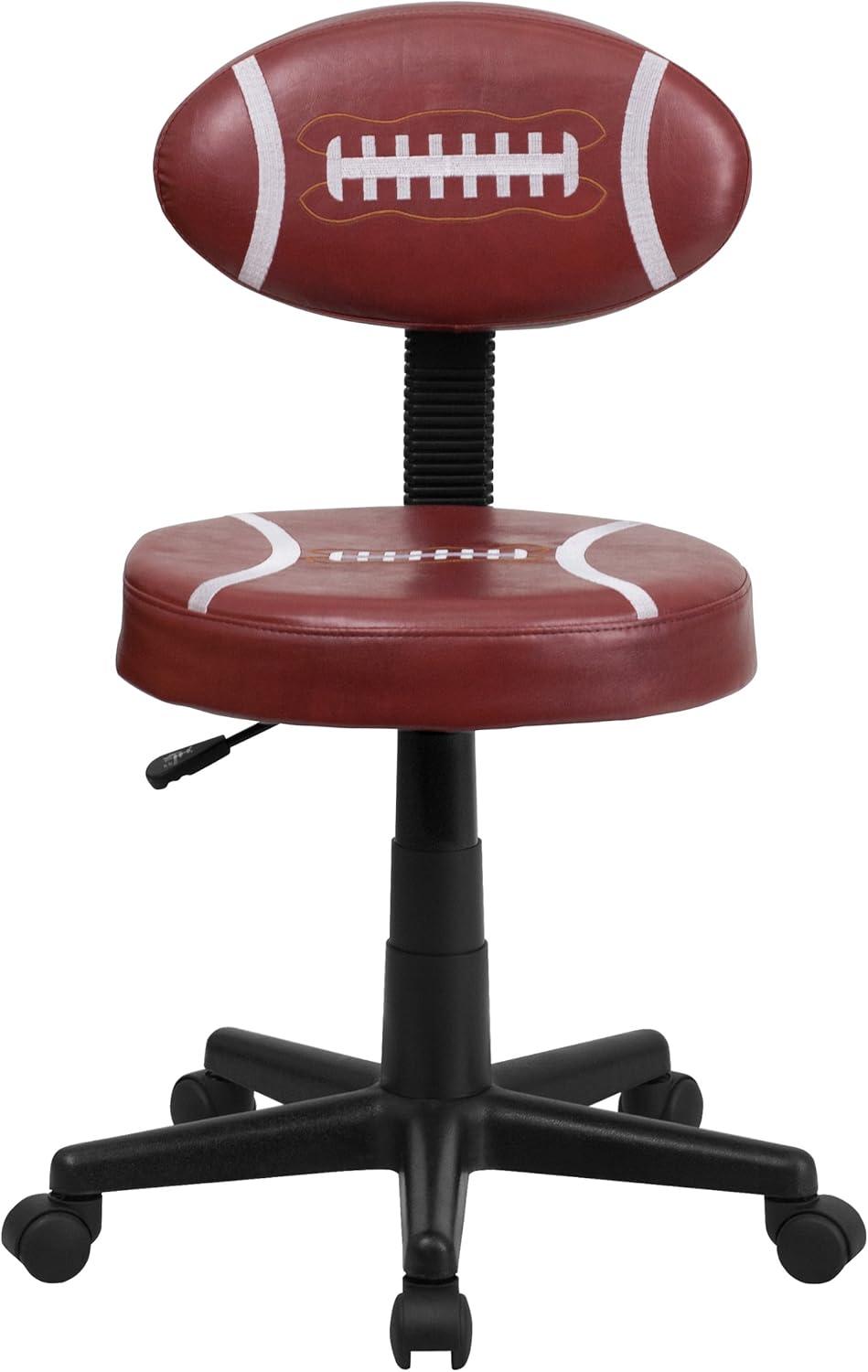 imageFlash Furniture Brandon Basketball Swivel Task Office ChairBrown