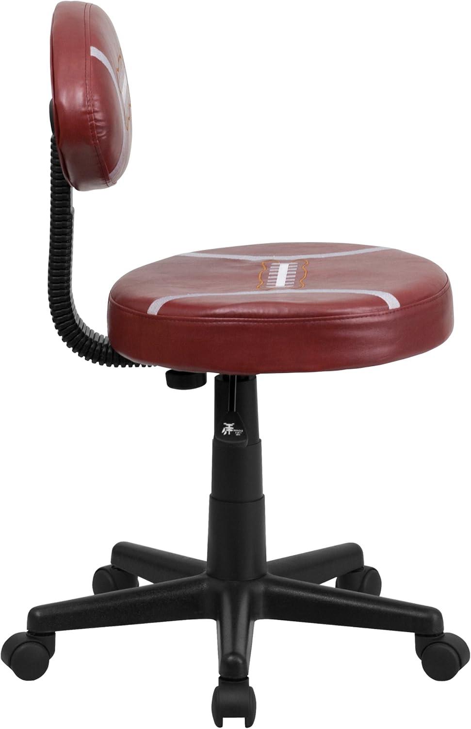 imageFlash Furniture Brandon Basketball Swivel Task Office ChairBrown