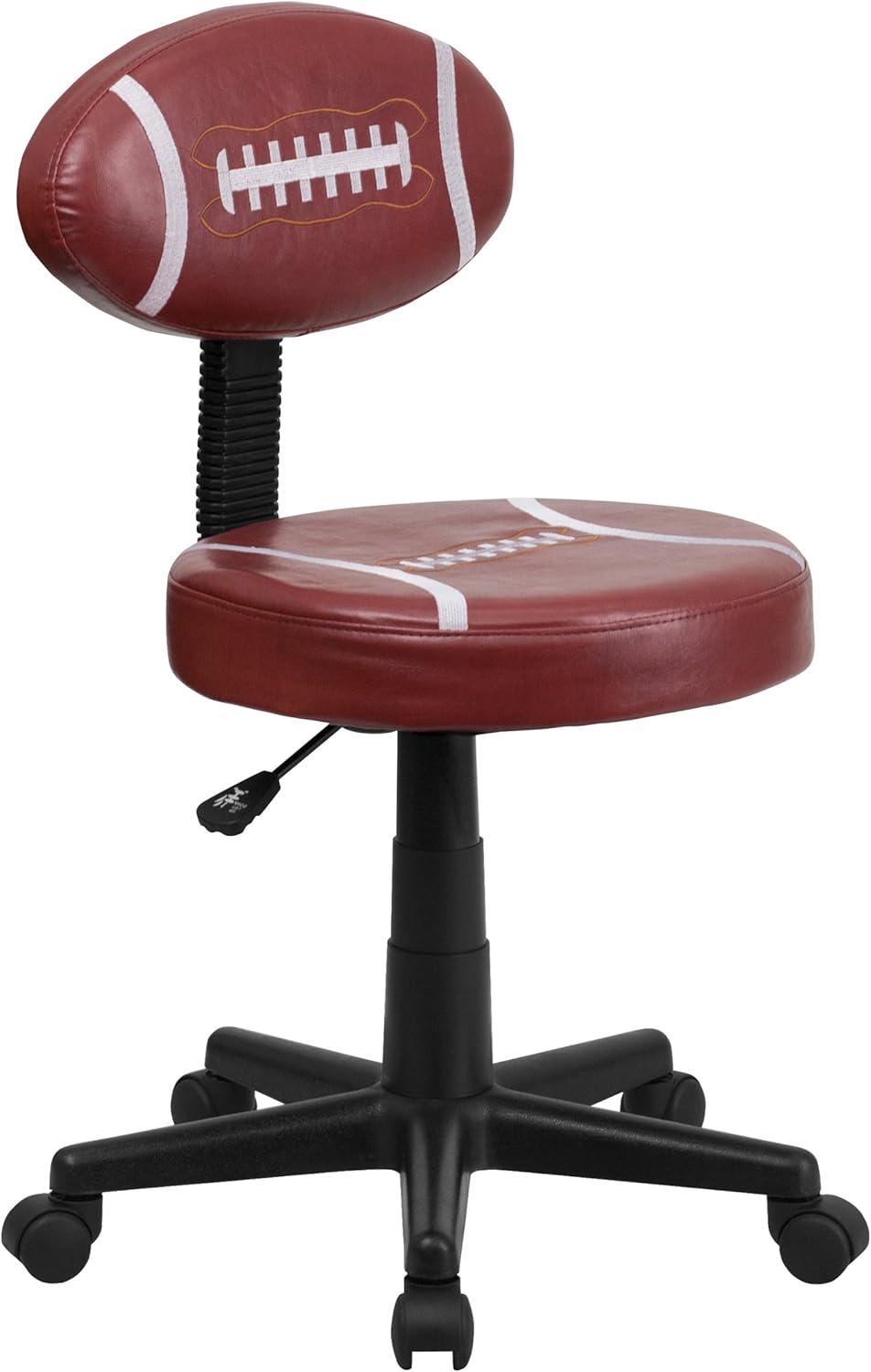 imageFlash Furniture Brandon Basketball Swivel Task Office ChairBrown