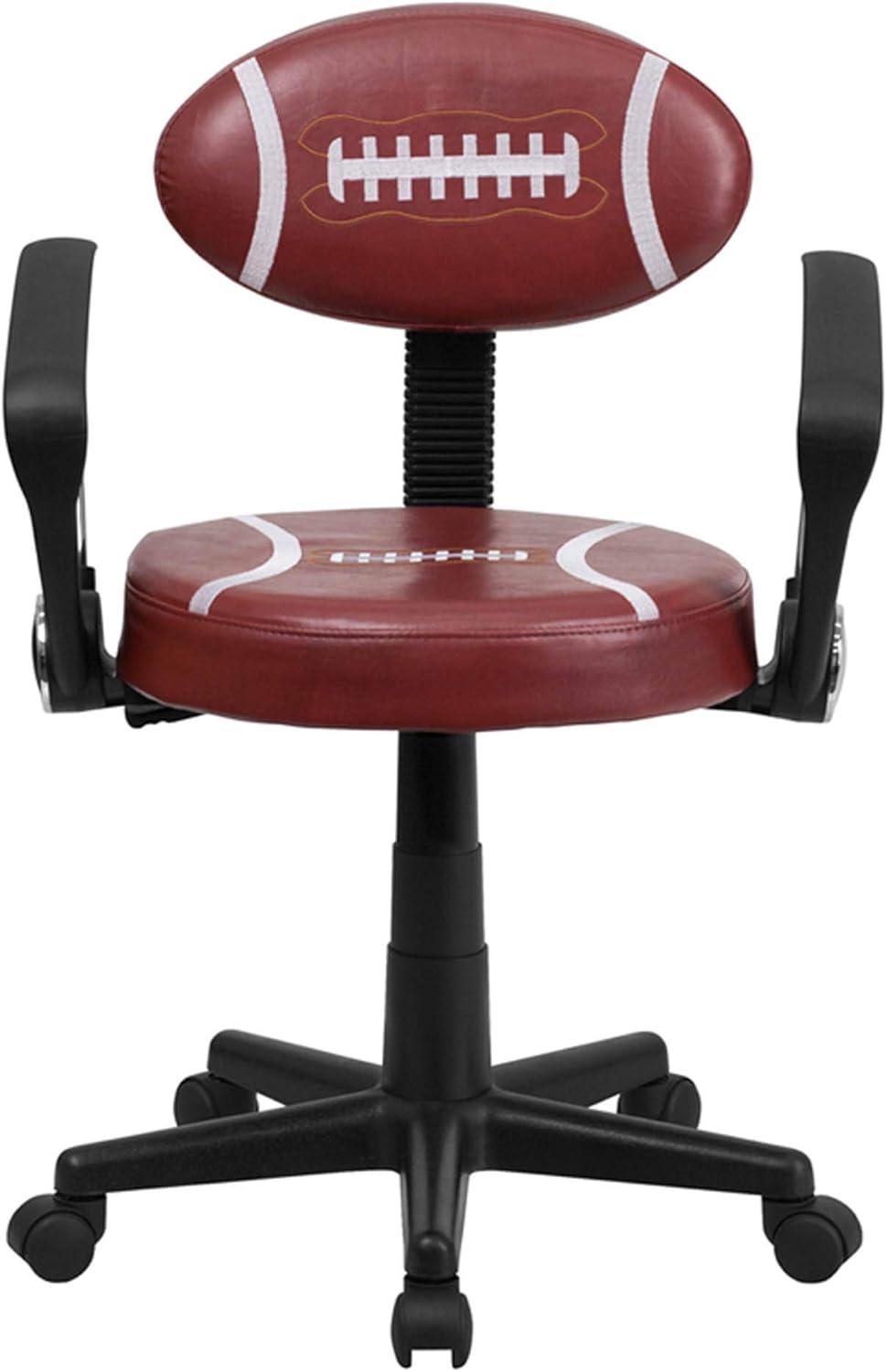 imageFlash Furniture Brandon Basketball Swivel Task Office ChairBrown