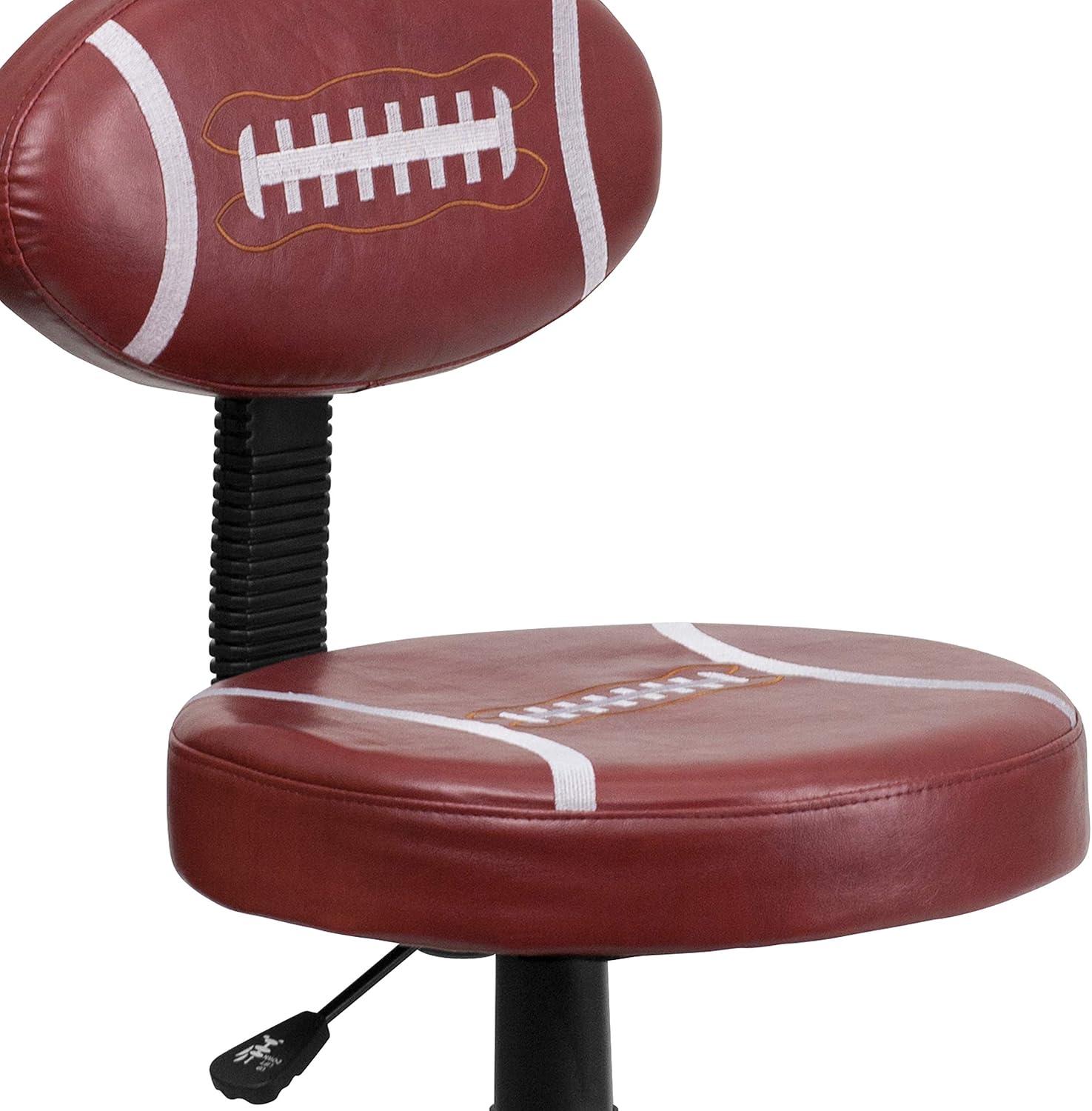 imageFlash Furniture Brandon Basketball Swivel Task Office ChairBrown