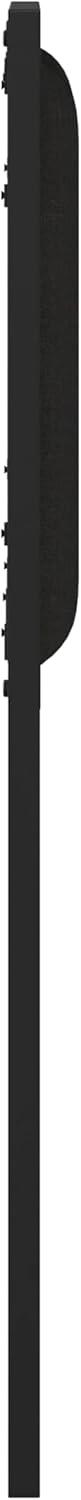 imageFlash Furniture Bristol Metal Tufted Upholstered Twin Size Headboard in Black FabricBlack