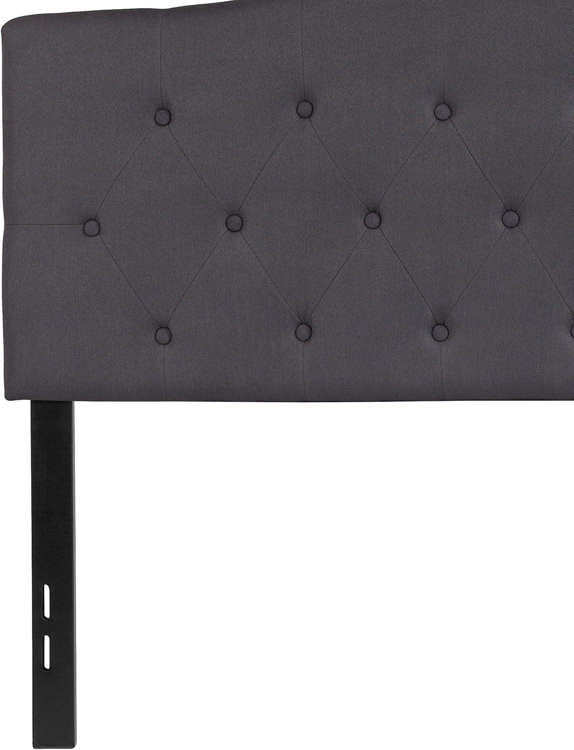 imageFlash Furniture Cambridge Tufted Upholstered Full Size Headboard in Dark Gray FabricDark Gray