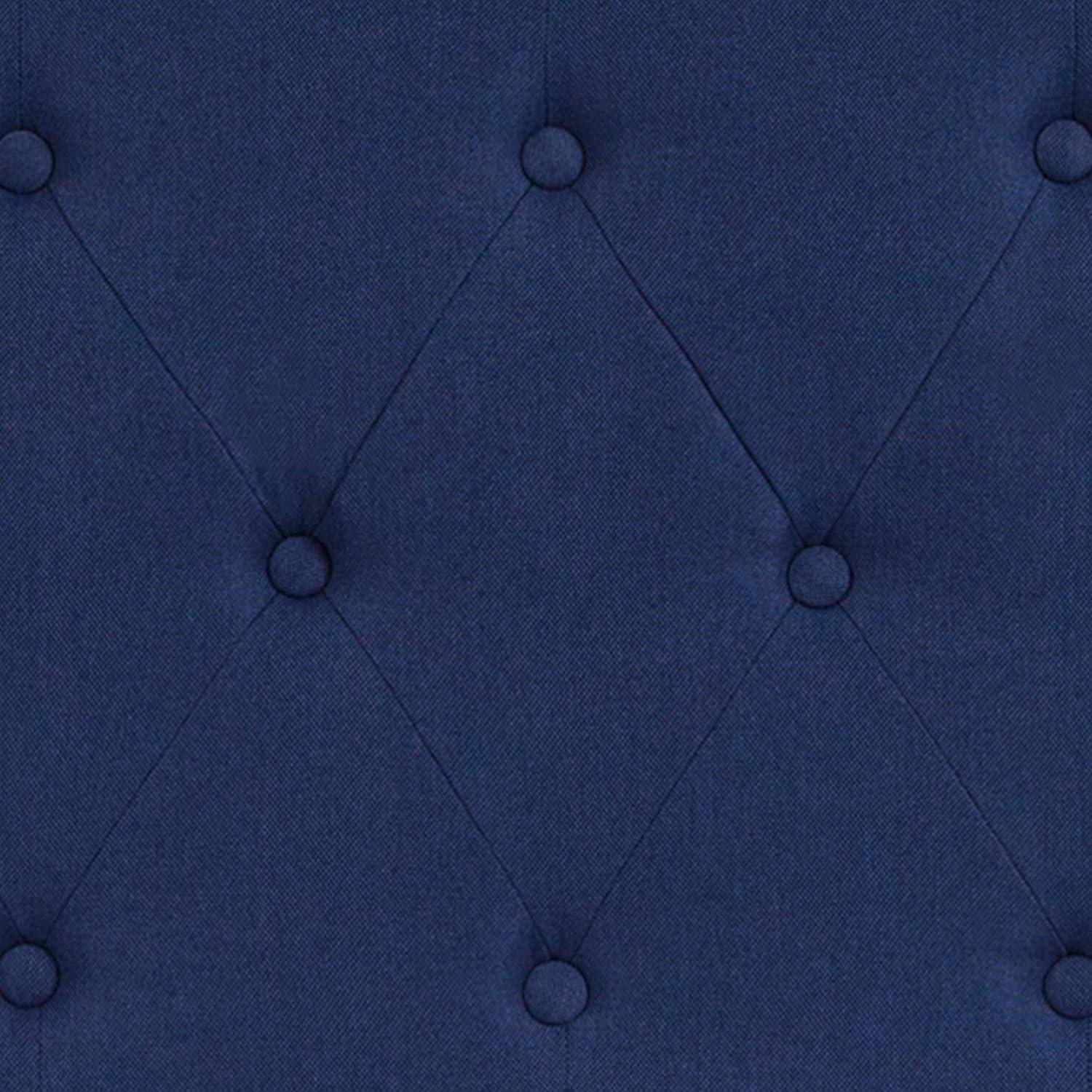 imageFlash Furniture Cambridge Tufted Upholstered Full Size Headboard in Dark Gray FabricNavy