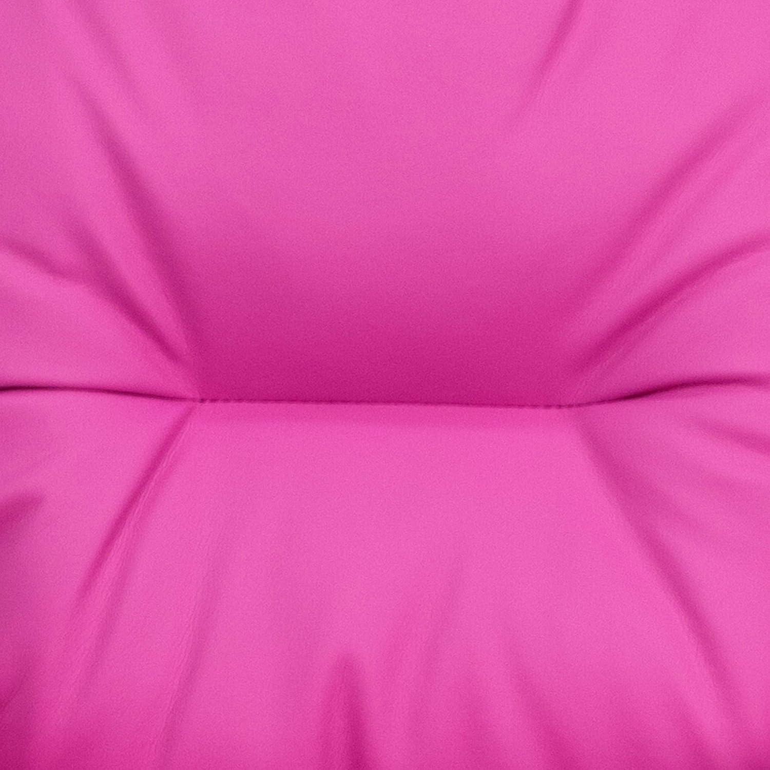 imageFlash Furniture Chandler LeatherSoft Kids Recliner with Cup Holder and Safety Recline Contemporary Reclining Chair for Kids Supports up to 90 lbs BlackHot Pink Vinyl