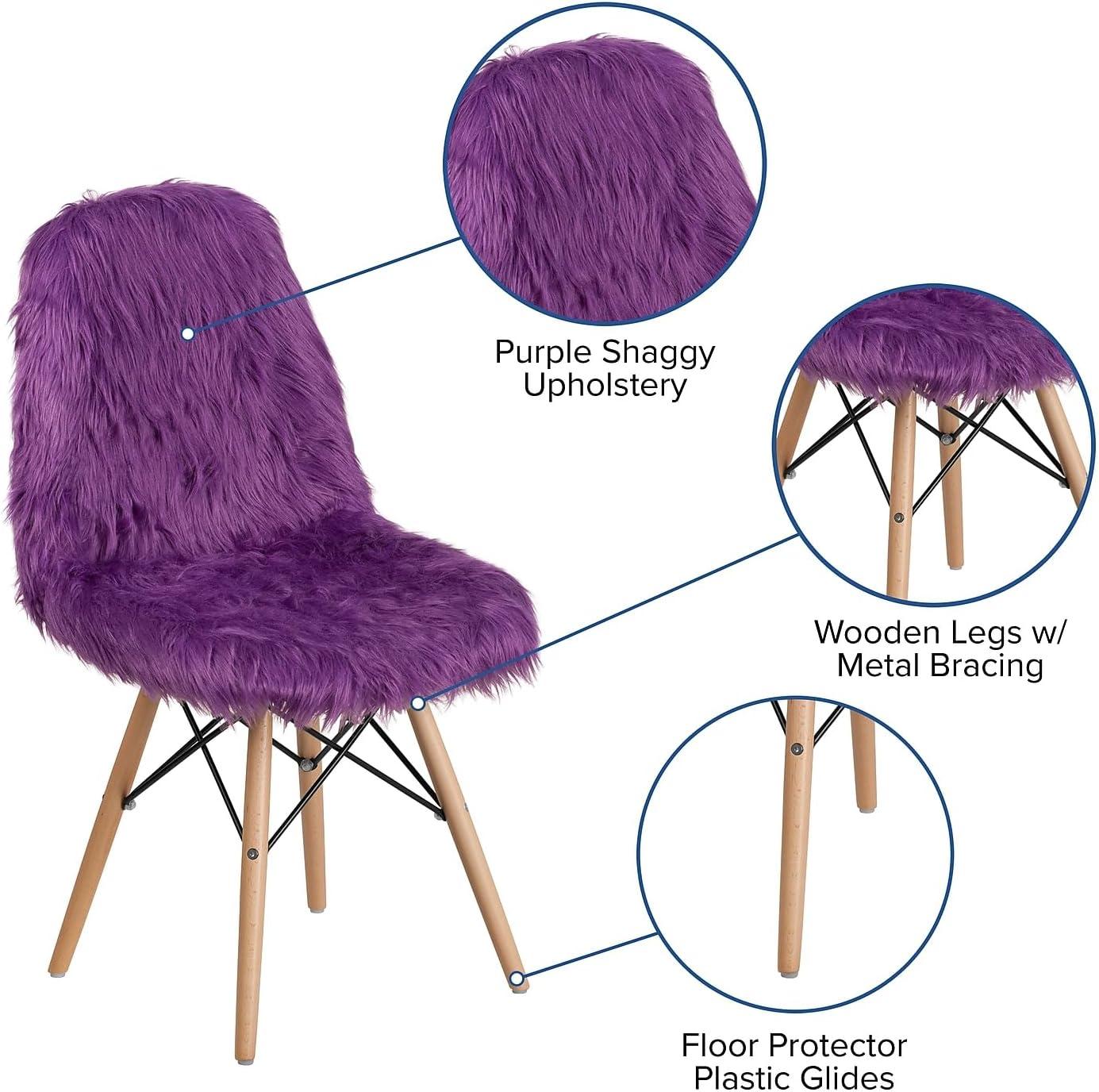 imageFlash Furniture Dinings 2 Pack GrayPurple
