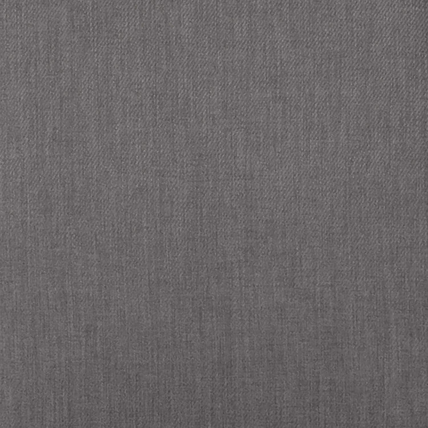 imageFlash Furniture Greenwich Series Black LeatherSoft Upholstered Panel Back MidCentury Parsons Dining ChairLight Gray Fabric