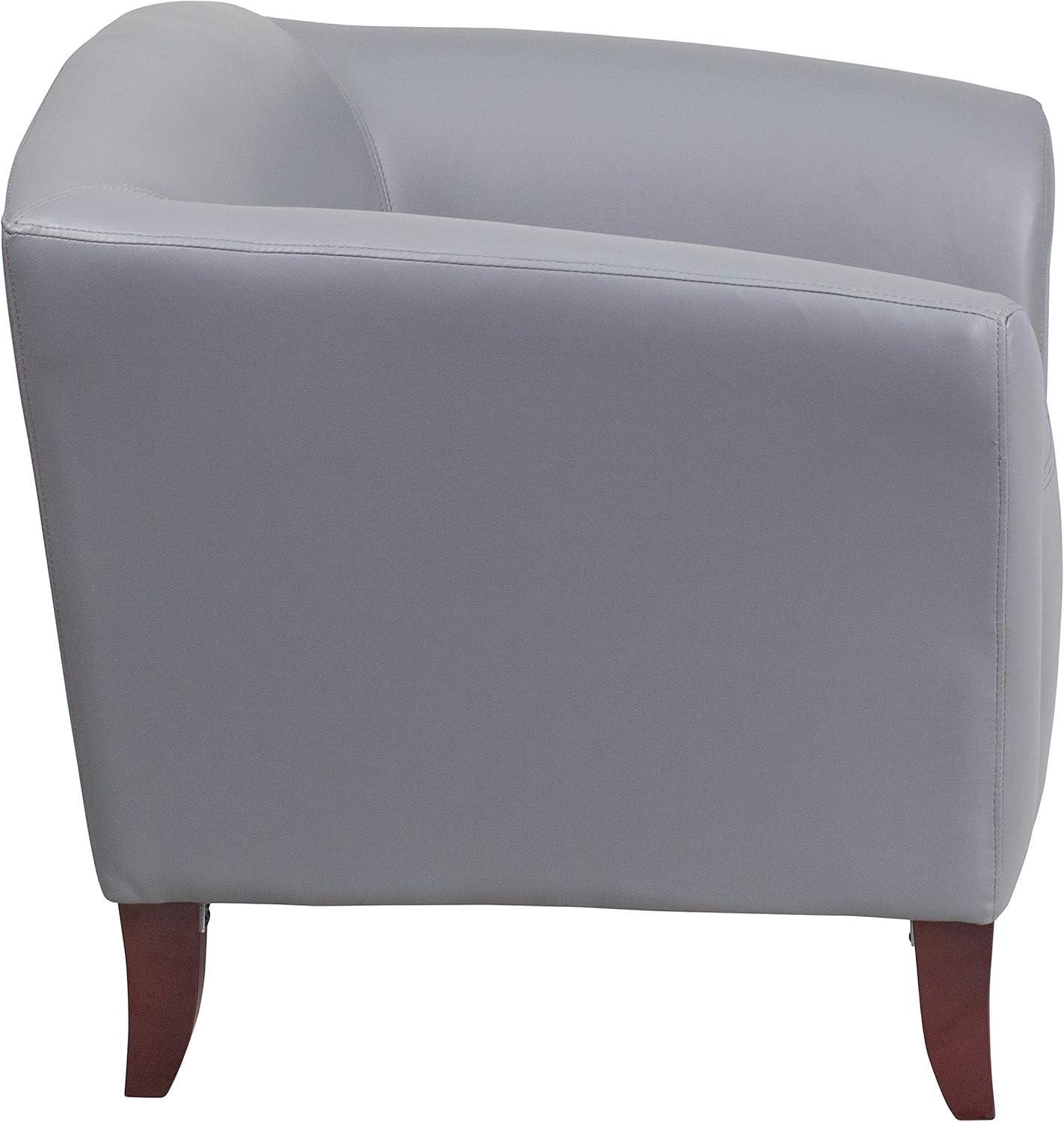 imageFlash Furniture HERCULES Imperial Series Brown LeatherSoft ChairGrey
