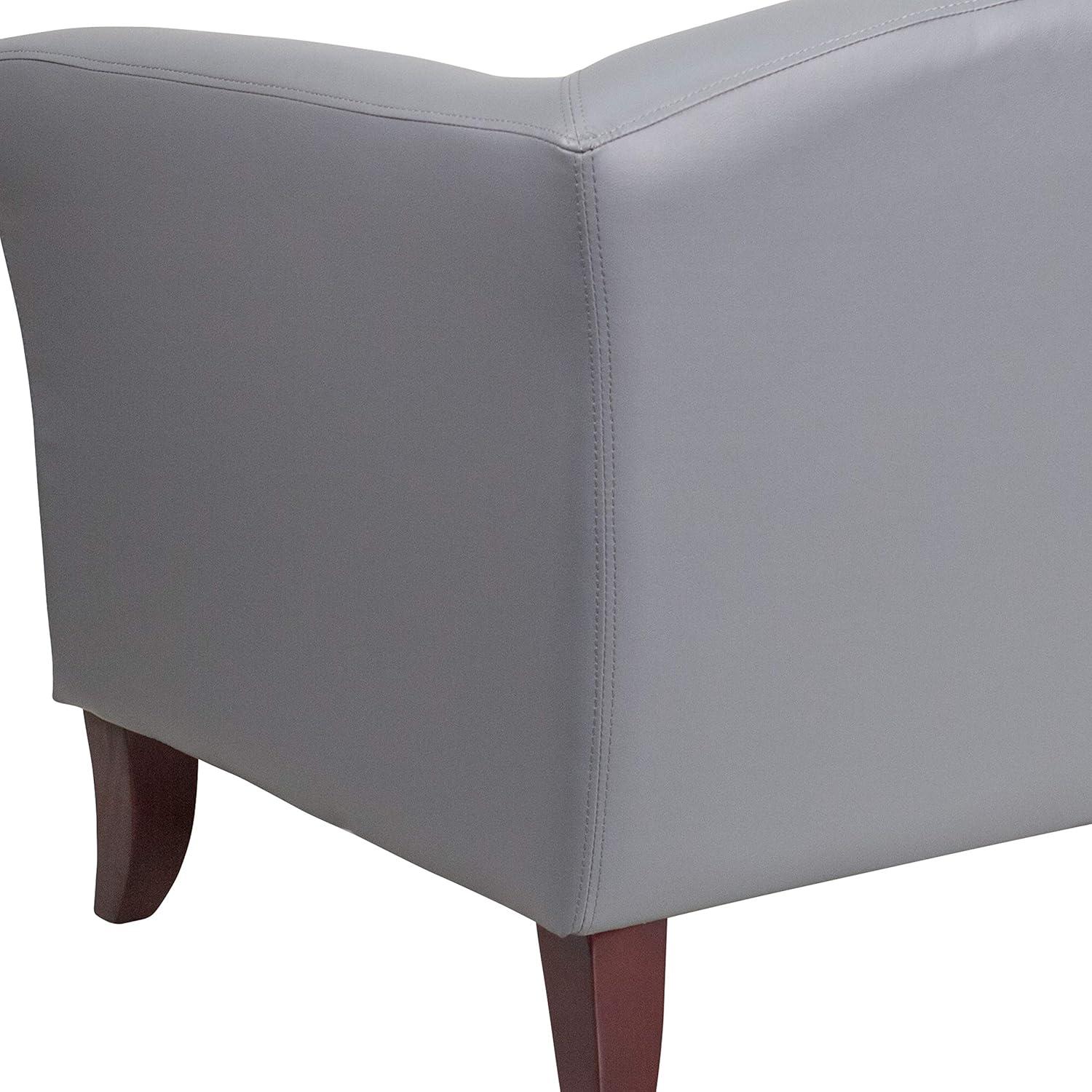 imageFlash Furniture HERCULES Imperial Series Brown LeatherSoft ChairGrey
