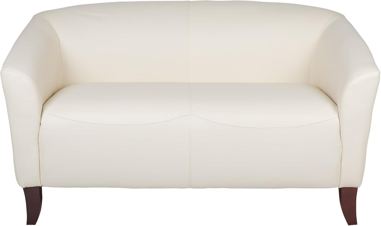 imageFlash Furniture HERCULES Imperial Series Ivory LeatherSoft Loveseat