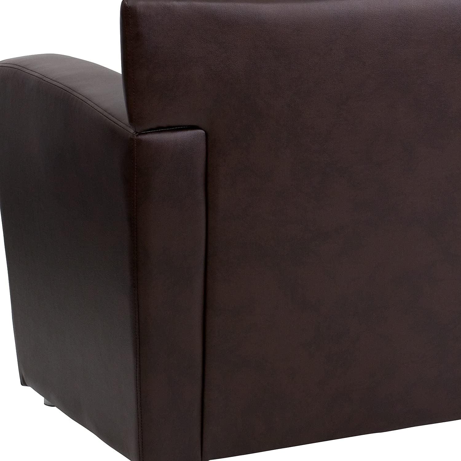 imageFlash Furniture HERCULES Majesty Series Brown LeatherSoft LoveseatBrown