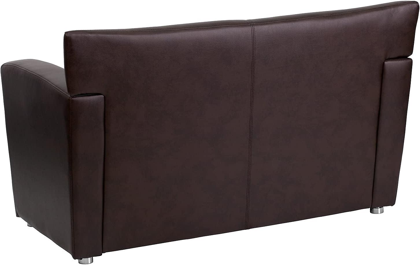 imageFlash Furniture HERCULES Majesty Series Brown LeatherSoft LoveseatBrown