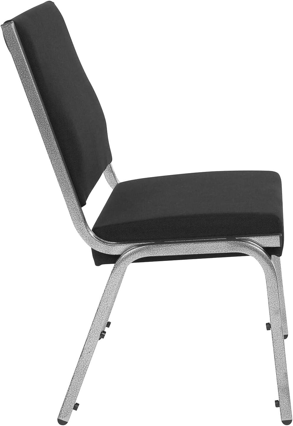 imageFlash Furniture HERCULES Series 1000 lb Rated Black Antimicrobial Vinyl Bariatric Medical Reception ChairBlack Fabric
