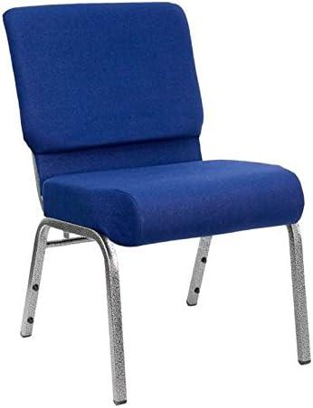 imageFlash Furniture HERCULES Series 21W Stacking Church Chair in Black Dot Patterned Fabric Gold Vein FrameHunter Green Dot Patterned FabricGold Vein Frame