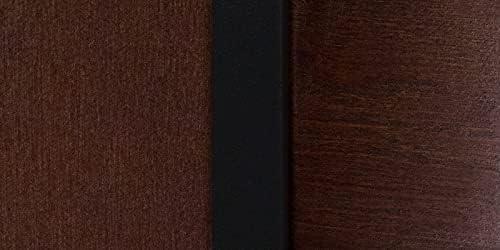 imageFlash Furniture HERCULES Series Black Slat Back Metal Restaurant Chair Walnut Wood Back Black Vinyl SeatWalnut Wood BackWalnut Wood SeatBlack Metal Frame