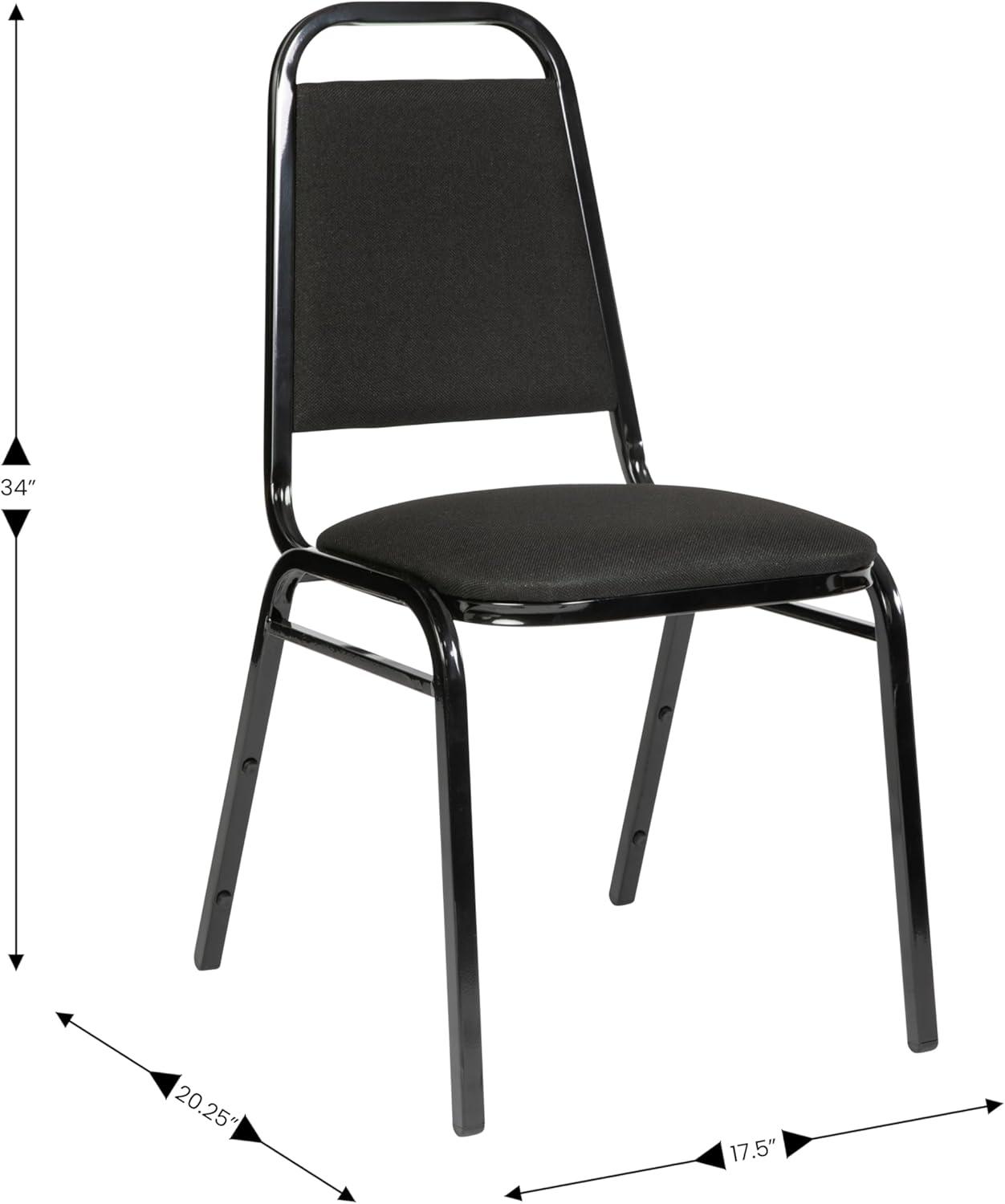 imageFlash Furniture HERCULES Series Trapezoidal Back Stacking Banquet Chair in Burgundy Vinyl Silver Vein FrameBlack FabricBlack Frame