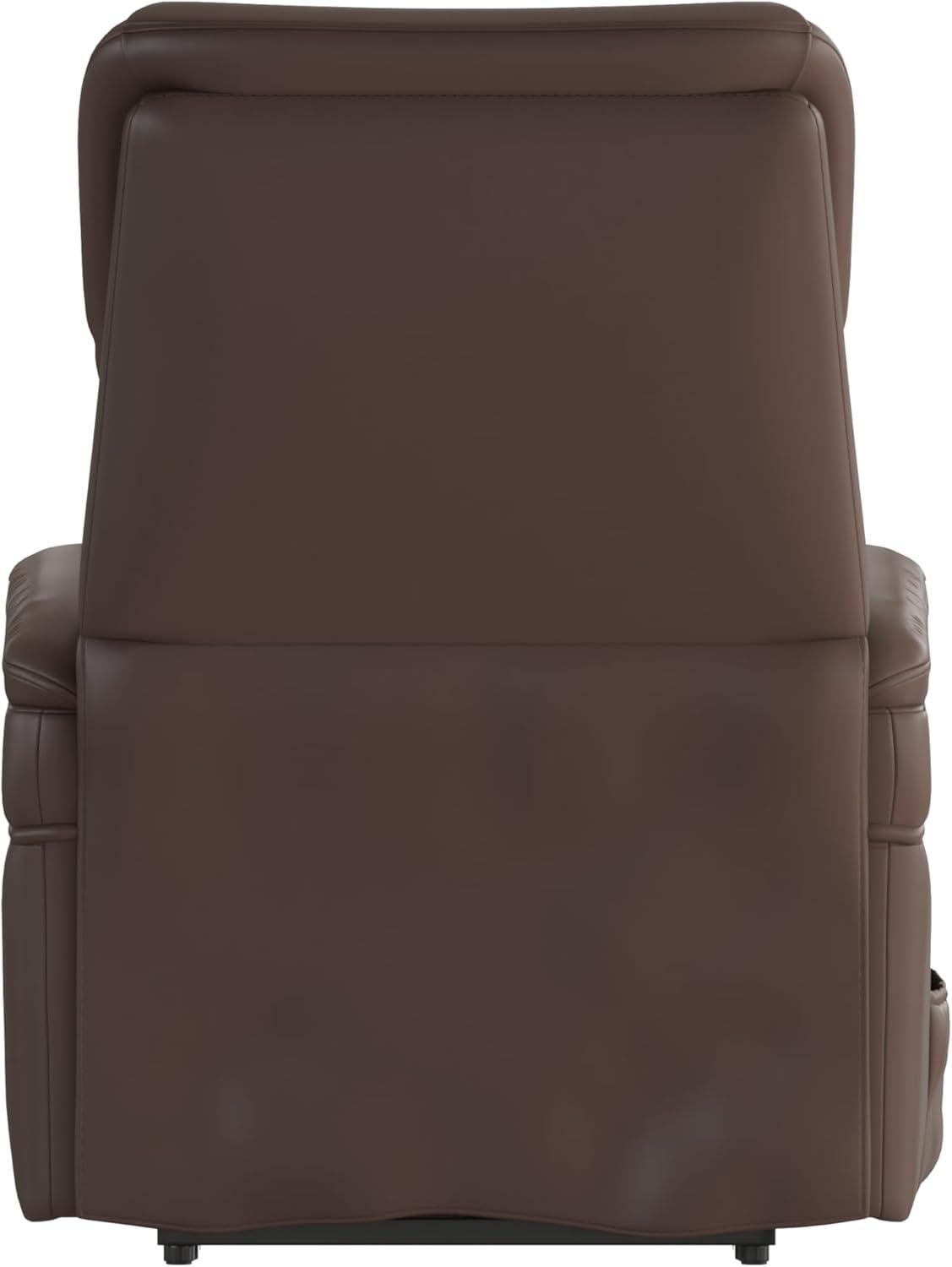 imageFlash Furniture Hercules Cognac LeatherSoft Power Lift Recliner for ElderlyCognac Leathersoft
