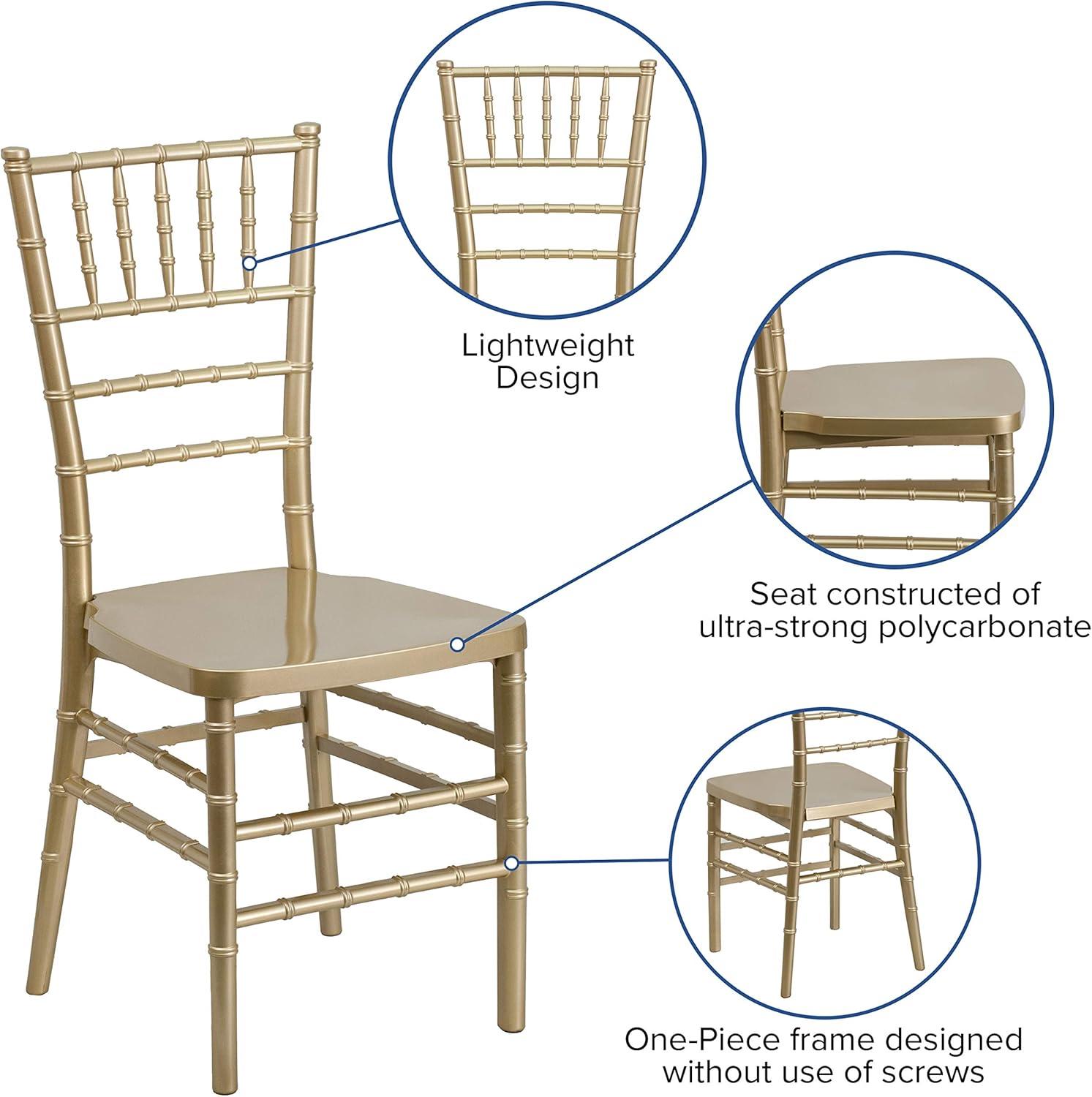 imageFlash Furniture Hercules Premium Series Chiavari Chairs for Formal Events and Banquets CommercialResidential AllOccasion Chairs Set of 2 Gold1