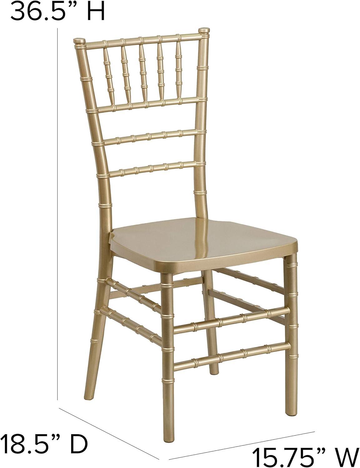 imageFlash Furniture Hercules Premium Series Chiavari Chairs for Formal Events and Banquets CommercialResidential AllOccasion Chairs Set of 2 Gold1