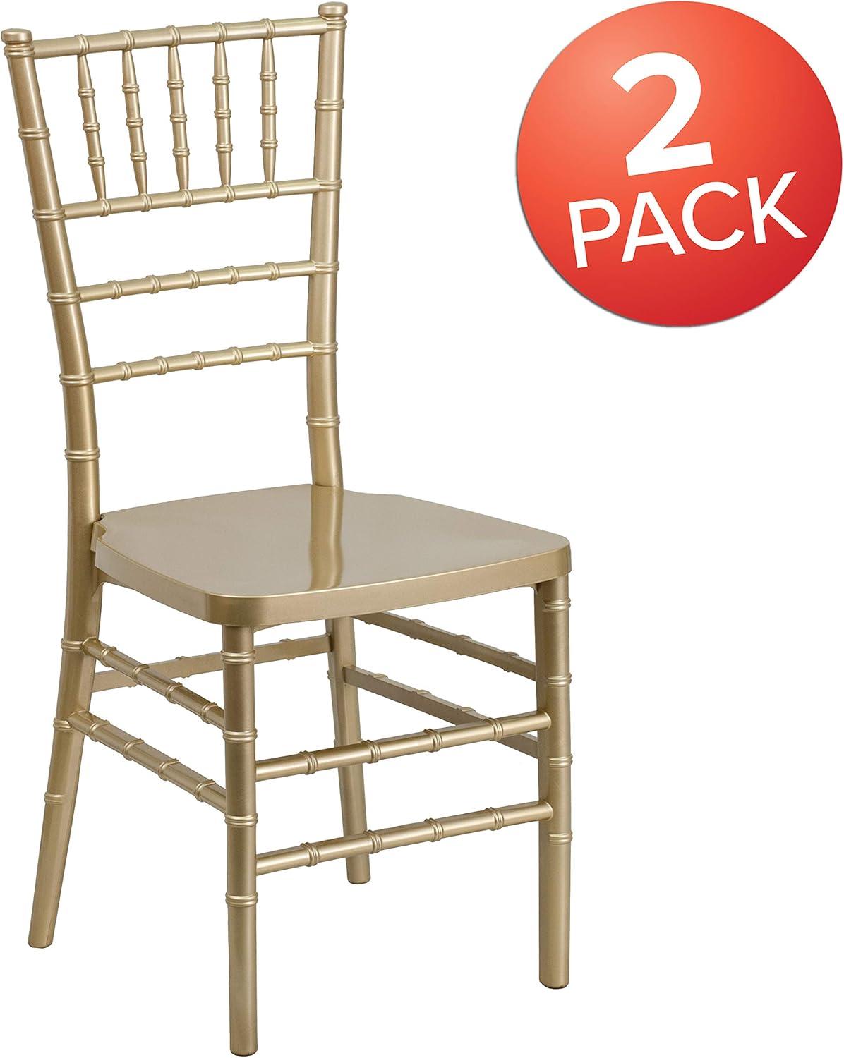 imageFlash Furniture Hercules Premium Series Chiavari Chairs for Formal Events and Banquets CommercialResidential AllOccasion Chairs Set of 2 Gold2