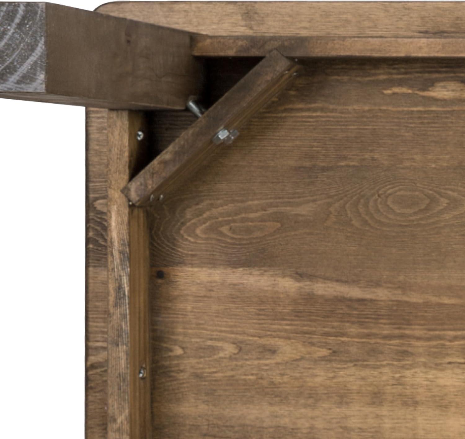 imageFlash Furniture Hercules Series 60quot x 38quot Rectangular Rustic Solid Pine Restaurant Table Antique Farmhouse Dining Table for Kitchens and RestaurantsAntique Rustic