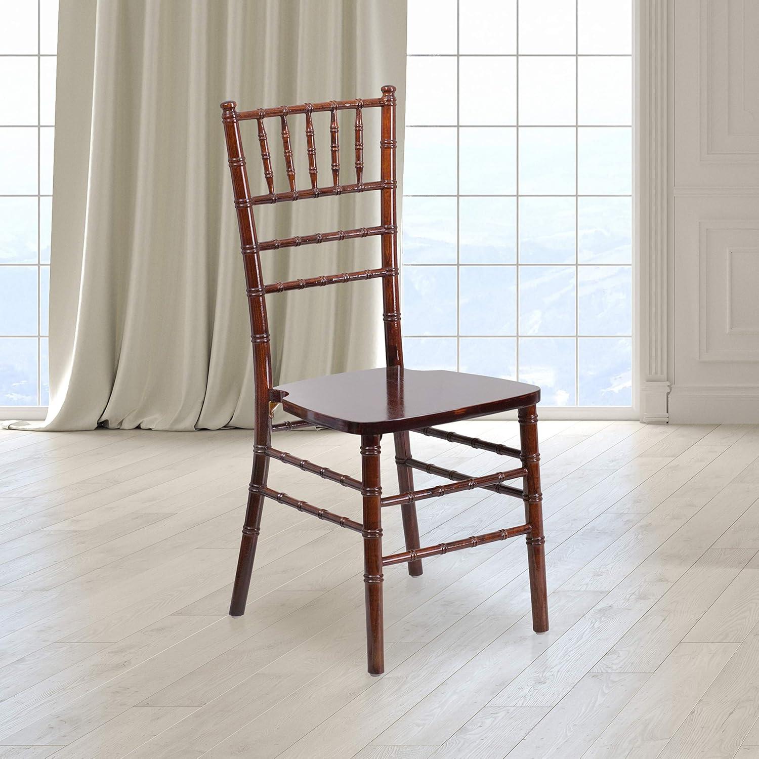 imageFlash Furniture Hercules Series Chiavari Chair for Formal Events and Banquets CommercialResidential AllOccasion Event Chair WhiteFruitwood