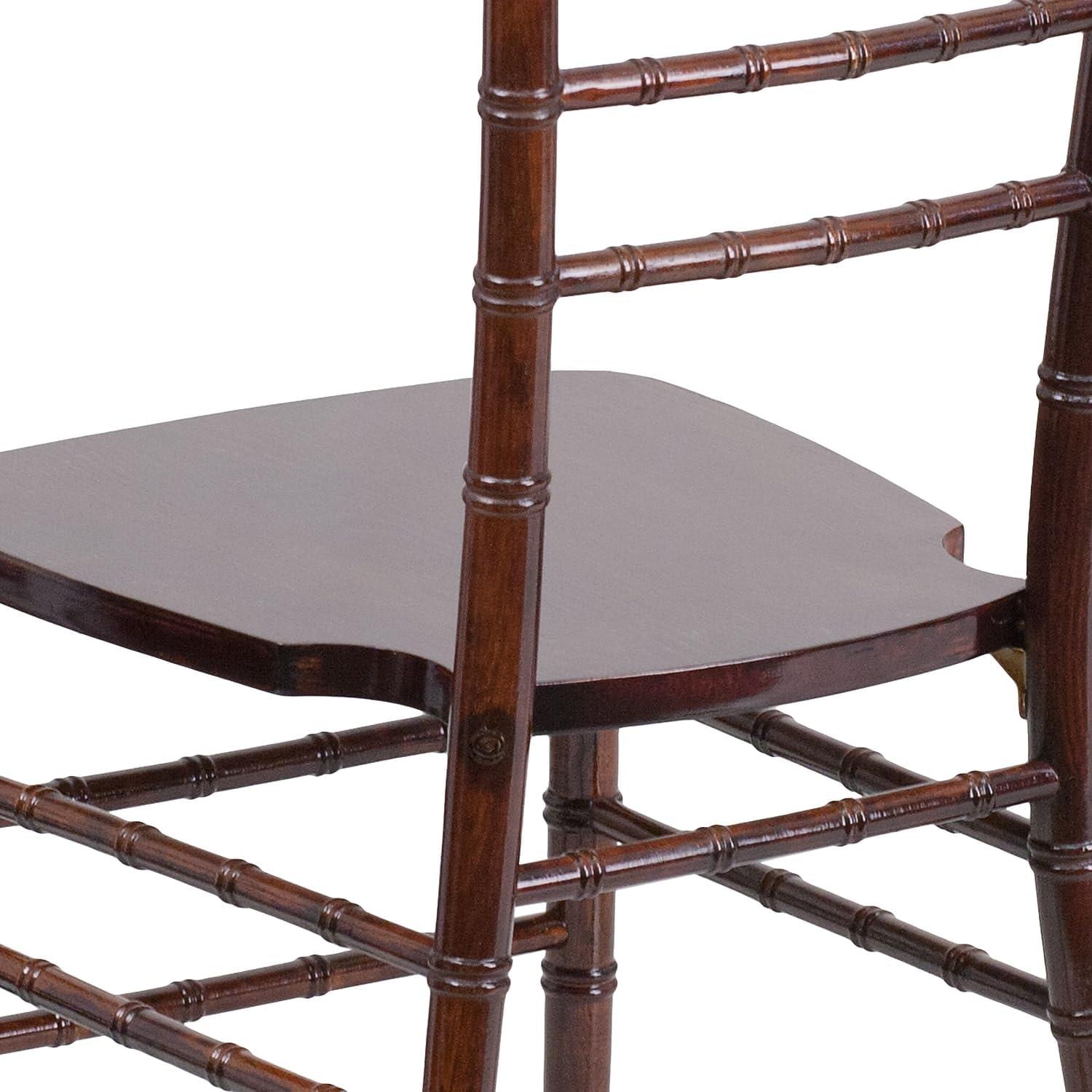 imageFlash Furniture Hercules Series Chiavari Chair for Formal Events and Banquets CommercialResidential AllOccasion Event Chair WhiteFruitwood