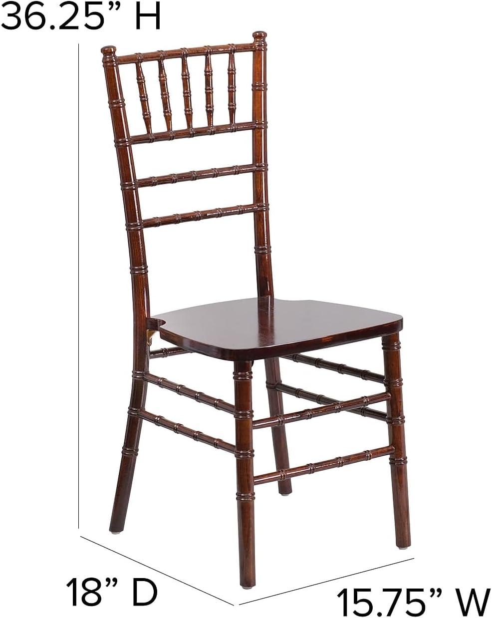 imageFlash Furniture Hercules Series Chiavari Chair for Formal Events and Banquets CommercialResidential AllOccasion Event Chair WhiteFruitwood
