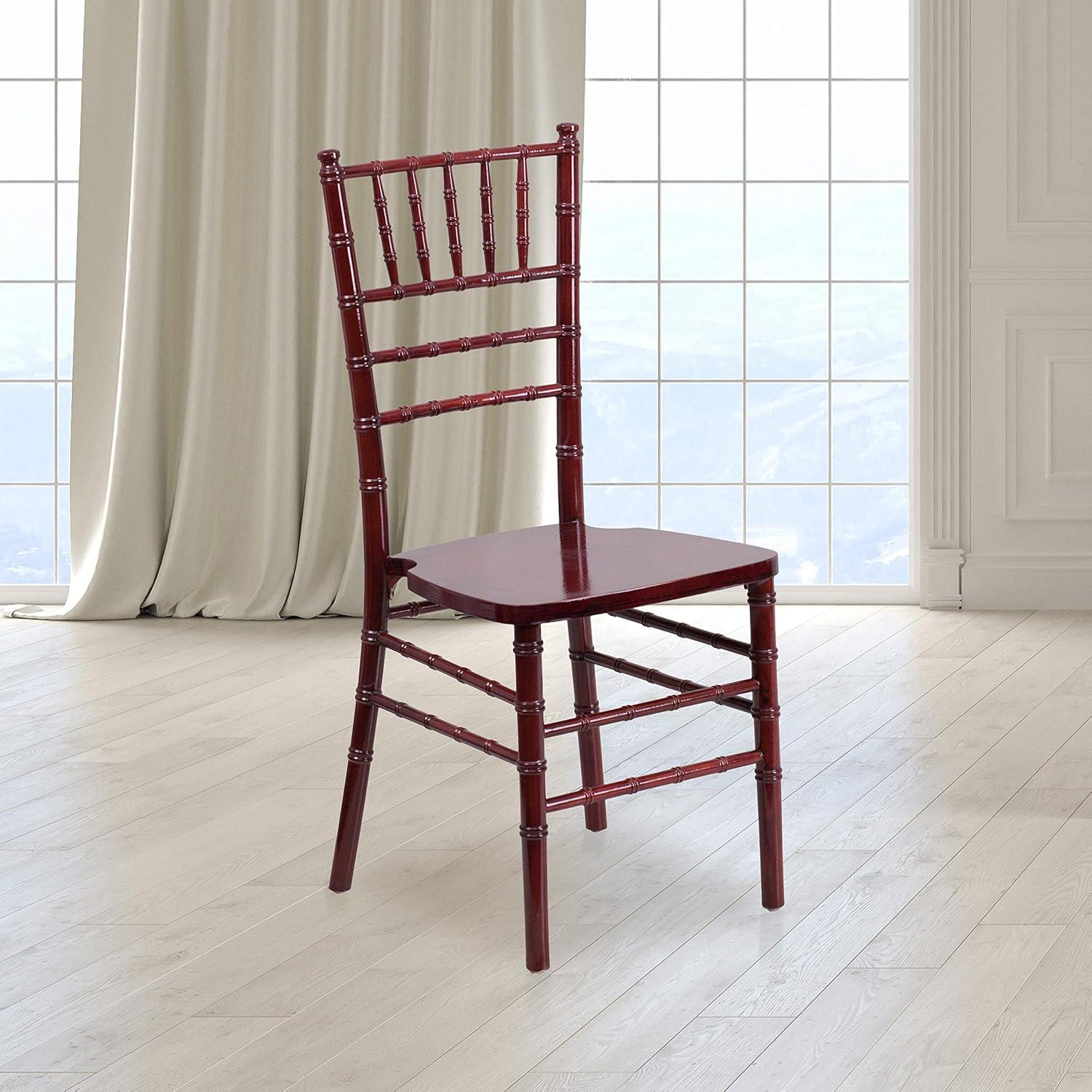 imageFlash Furniture Hercules Series Chiavari Chair for Formal Events and Banquets CommercialResidential AllOccasion Event Chair WhiteMahogany