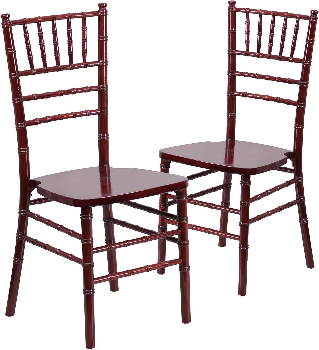 imageFlash Furniture Hercules Series Chiavari Chair for Formal Events and Banquets CommercialResidential AllOccasion Event Chair WhiteMahogany
