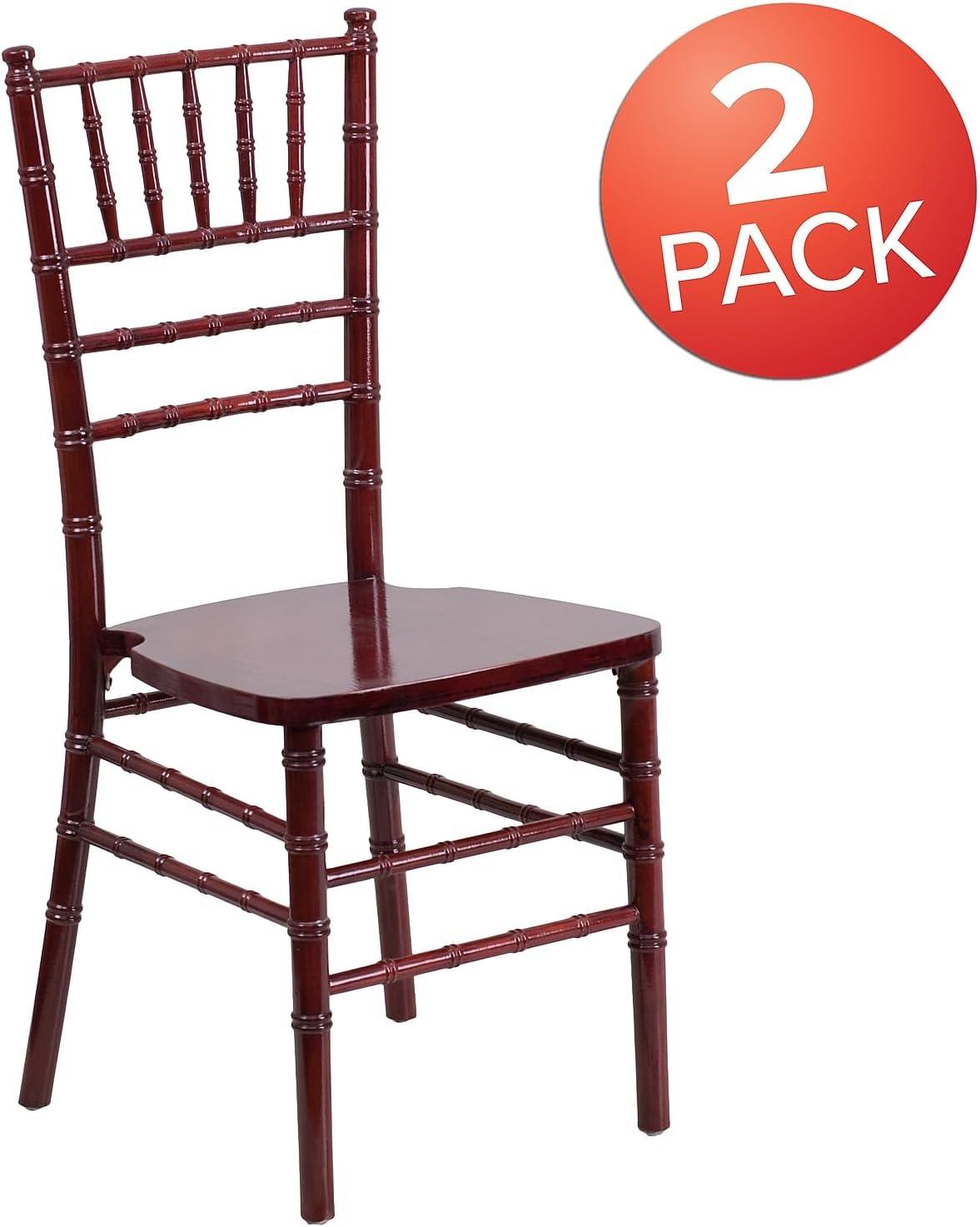imageFlash Furniture Hercules Series Chiavari Chair for Formal Events and Banquets CommercialResidential AllOccasion Event Chair WhiteMahogany