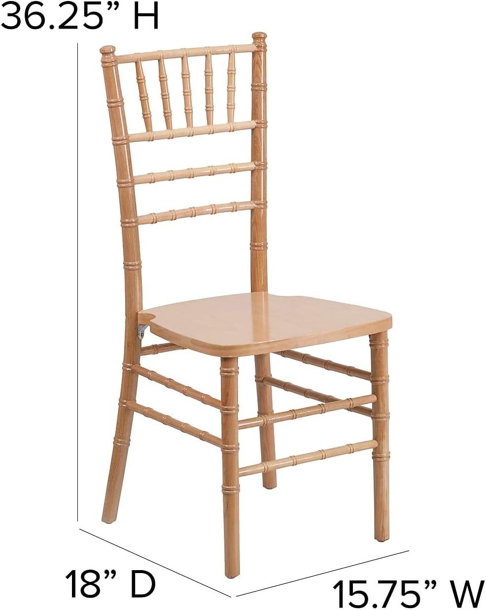 imageFlash Furniture Hercules Series Chiavari Chair for Formal Events and Banquets CommercialResidential AllOccasion Event Chair WhiteNatural