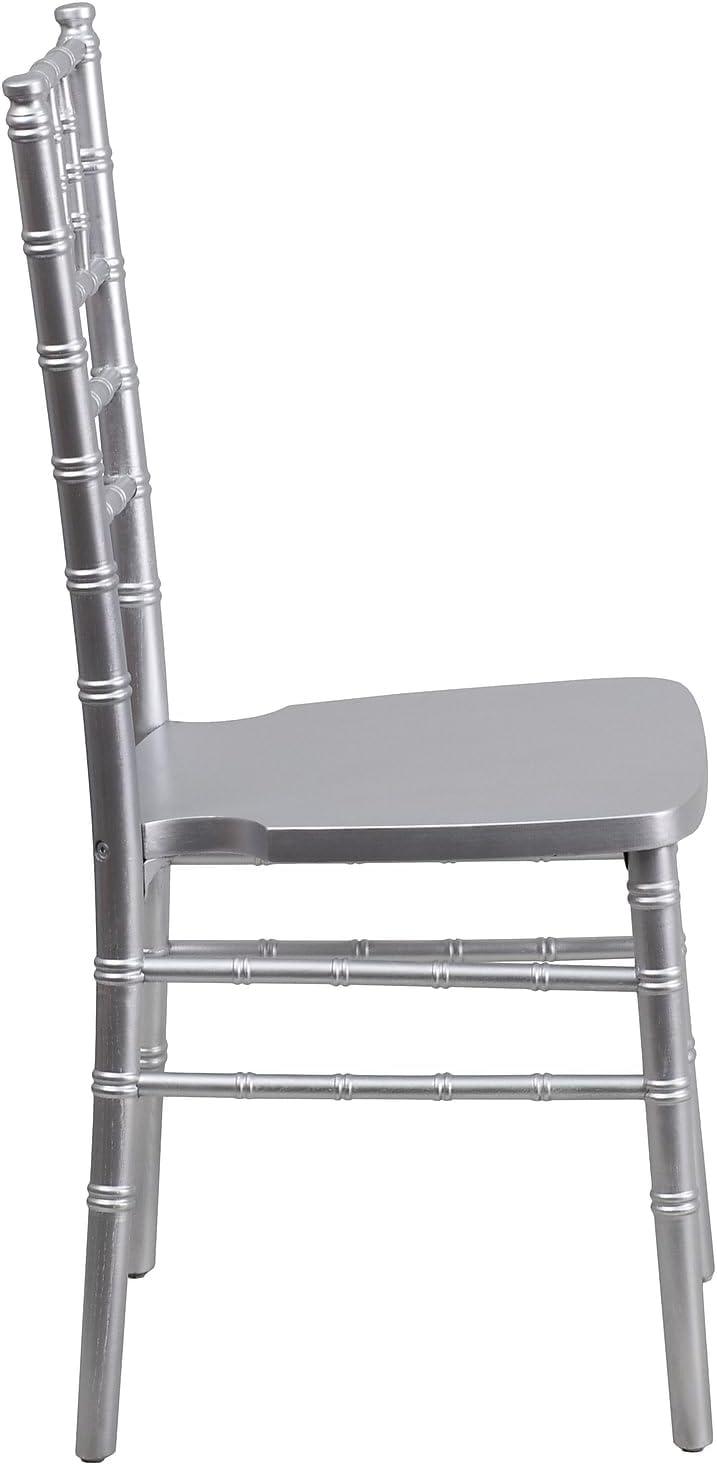 imageFlash Furniture Hercules Series Chiavari Chair for Formal Events and Banquets CommercialResidential AllOccasion Event Chair WhiteSilver