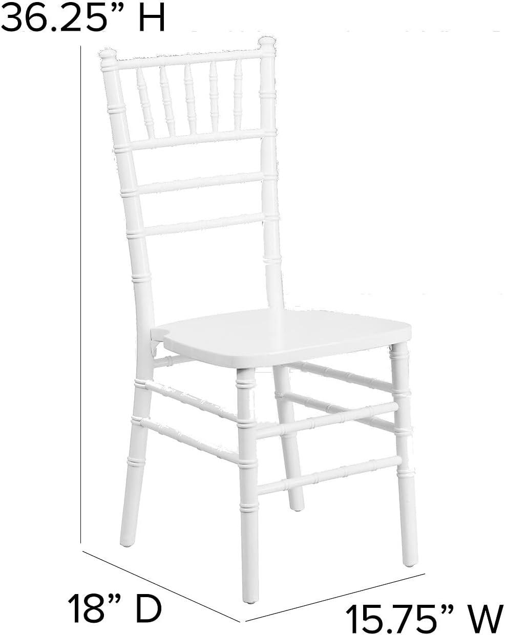 imageFlash Furniture Hercules Series Chiavari Chair for Formal Events and Banquets CommercialResidential AllOccasion Event Chair WhiteWhite