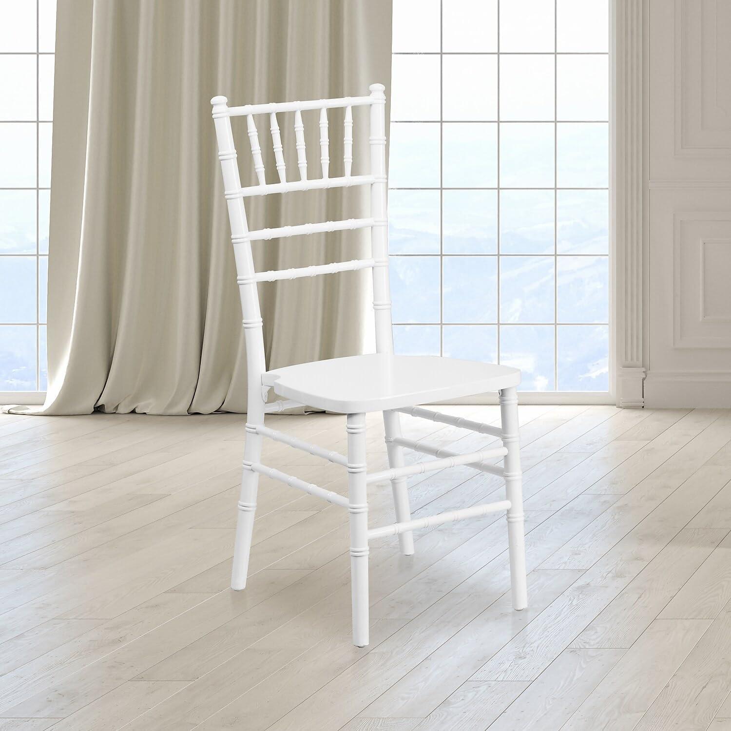 imageFlash Furniture Hercules Series Chiavari Chair for Formal Events and Banquets CommercialResidential AllOccasion Event Chair WhiteWhite