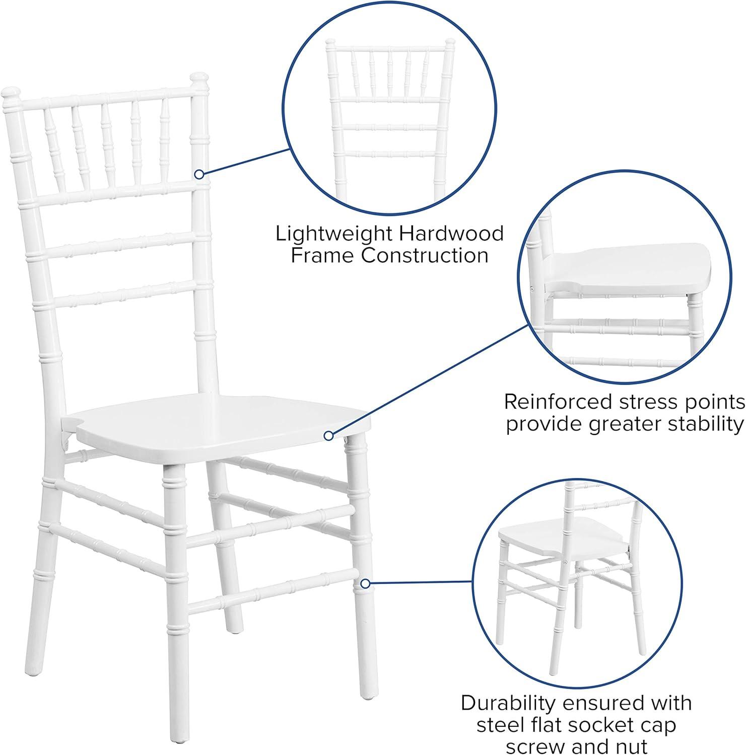 imageFlash Furniture Hercules Series Chiavari Chair for Formal Events and Banquets CommercialResidential AllOccasion Event Chair WhiteWhite
