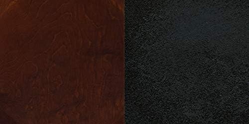 imageFlash Furniture Hercules Series Window Back Metal Restaurant Chair Modern Upholstered Armless Dining Chair for Restaurants and Kitchens BlackWalnut Wood SeatBlack Metal Frame