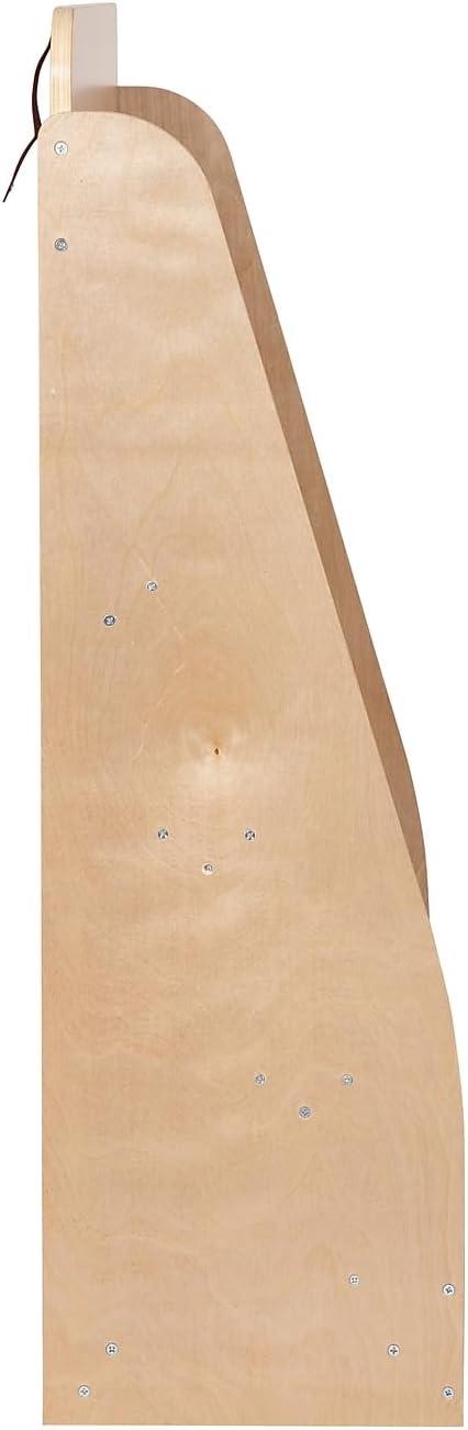 imageFlash Furniture Hercules Wooden 5Section School Coat Locker with Bench Cubbies and Storage Hooks Preschool Cubby Organizer 48quotH x 48quotL Natural31H 4 Shelves