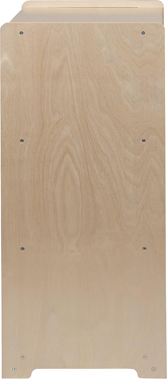 imageFlash Furniture Hercules Wooden 5Section School Coat Locker with Bench Cubbies and Storage Hooks Preschool Cubby Organizer 48quotH x 48quotL Natural36H 3 Shelves