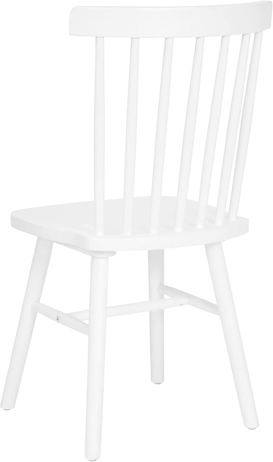 imageFlash Furniture Ingrid Commercial Windsor Solid Wood Dining Room Chairs Modern Armless Dining Chairs for Kitchens and Restaurants Set of 2 BlackWhite