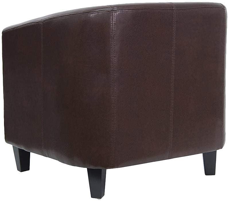 imageFlash Furniture Katie Gray LeatherSoft Lounge ChairBrown