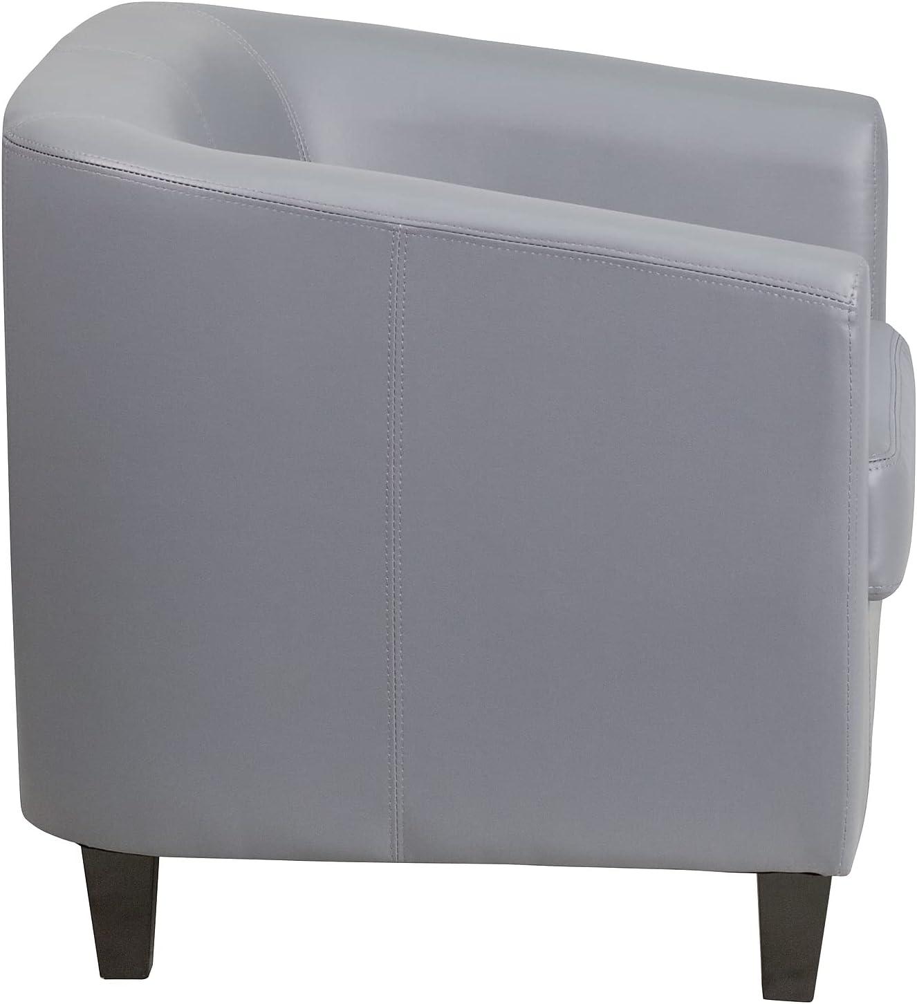 imageFlash Furniture Katie Gray LeatherSoft Lounge ChairGrey