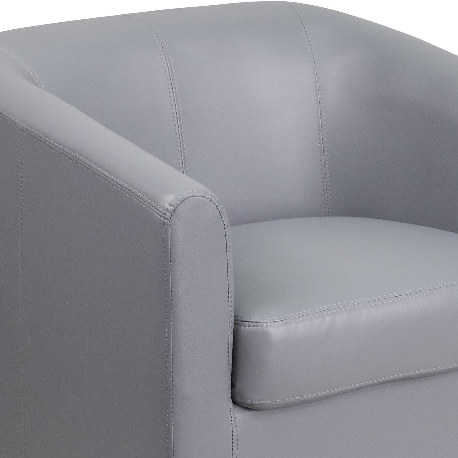 imageFlash Furniture Katie Gray LeatherSoft Lounge ChairGrey