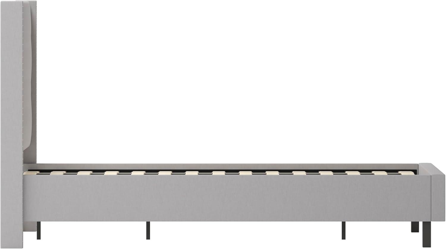 imageFlash Furniture Riverdale Full Size Tufted Upholstered Platform Bed in Light Gray FabricLight Gray