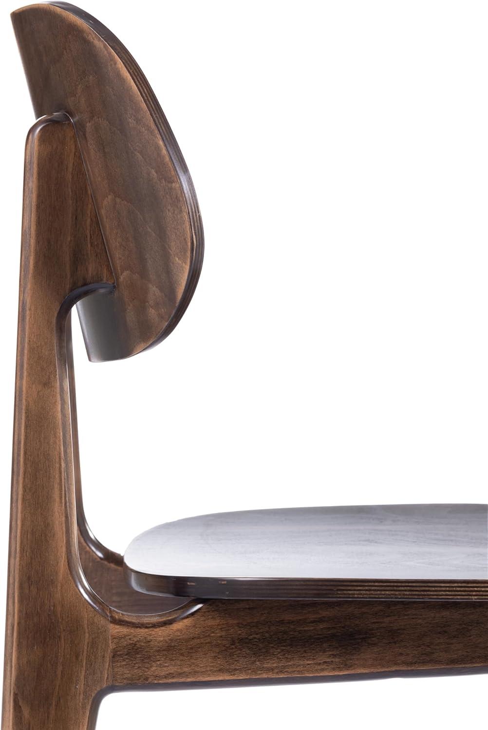 imageFlash Furniture Verona Solid Wood Dining Chair Commercial Grade Restaurant Chair with Contoured Backrest Solid Wood Frame Antique CopperAntique Copper