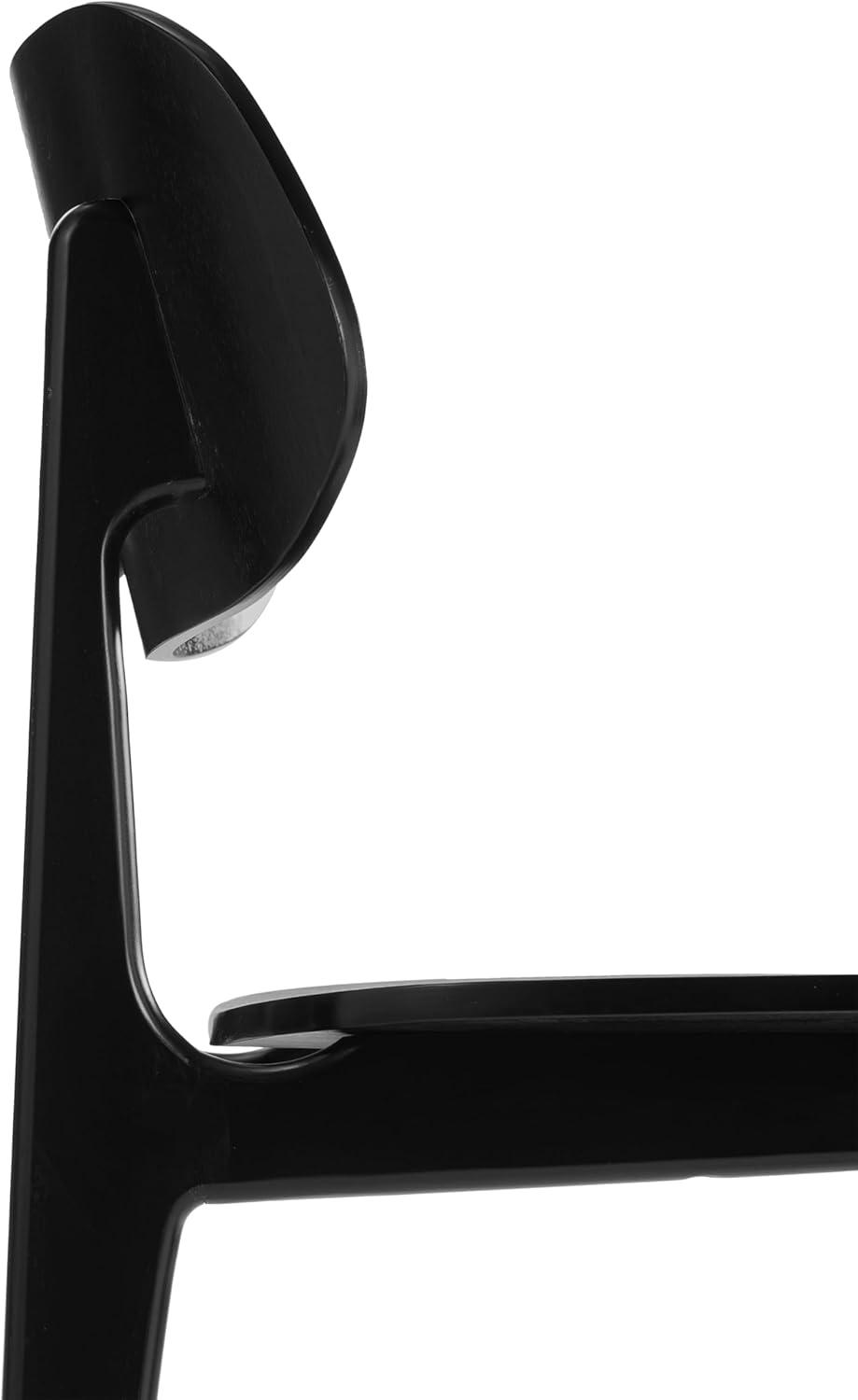 imageFlash Furniture Verona Solid Wood Dining Chair Commercial Grade Restaurant Chair with Contoured Backrest Solid Wood Frame Antique CopperBlack