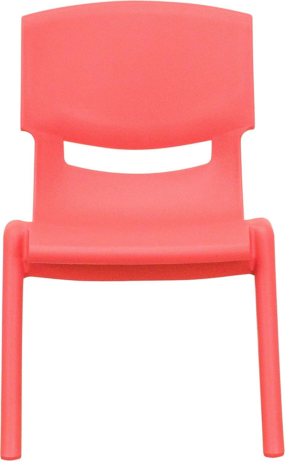 imageFlash Furniture Whitney 2 Pack Green Plastic Stackable School Chair with 105 Seat HeightRed