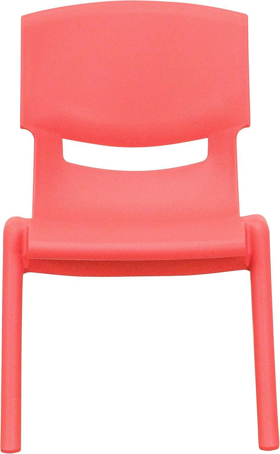 imageFlash Furniture Whitney 2 Pack Green Plastic Stackable School Chair with 105 Seat HeightRed