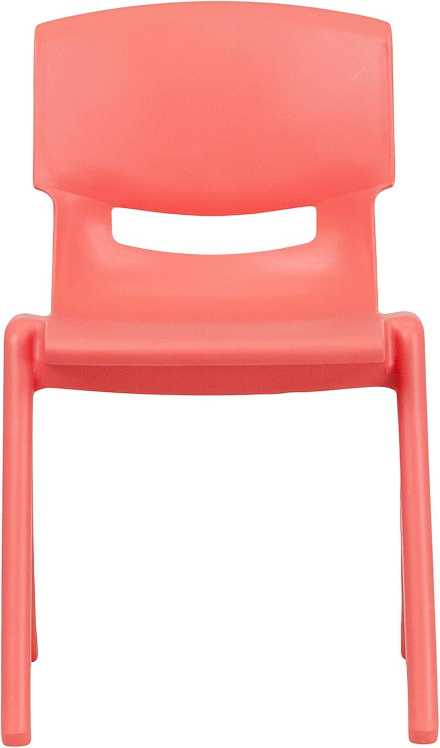 imageFlash Furniture Whitney 5 Pack Natural Plastic Stackable School Chair with 1325quot Seat HeightAssorted