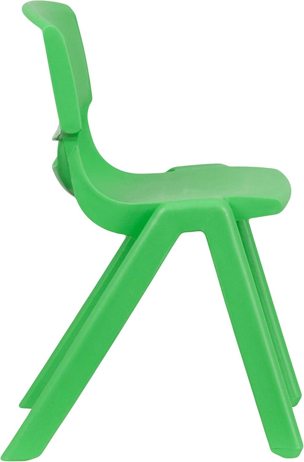 imageFlash Furniture Whitney 5 Pack Natural Plastic Stackable School Chair with 1325quot Seat HeightAssorted